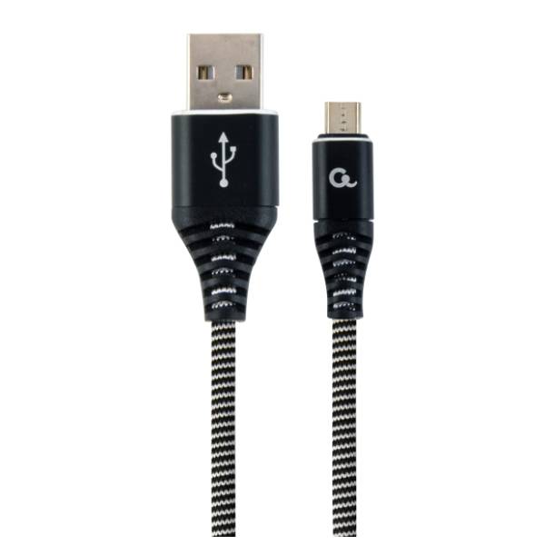 GEMBIRD konverter kabl USB-A 2.0 na Micro USB-B 2.0 (m/m) 1m crno-beli