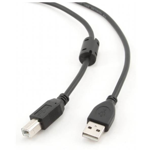 GEMBIRD konverter kabl USB-A 2.0 na USB-B 2.0 (m/m) 1.8m crni