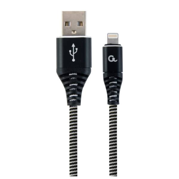 GEMBIRD konverter kabl USB-A 2.0 na USB-C (m/m) 1m crno-beli
