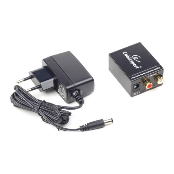 GEMBIRD konverter Toslink + Coaxial (RCA) na 2x RCA (ž+ž/ž)