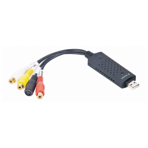GEMBIRD konverter USB 3.0 (m) na S-Video (ž) + 3xRCA (ž) Videograbber