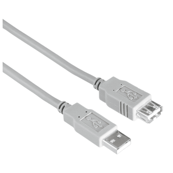 HAMA kabl USB-A 2.0 (m/ž) 1.5m sivi