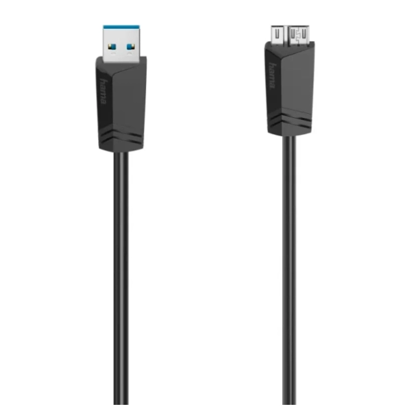 HAMA konverter kabl Micro USB-B 3.0 na USB-A 3.0 (m/m) 1.8m