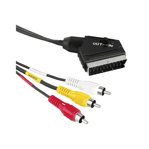 HAMA konverter kabl SCART na 3x RCA (m/m) 1.5m