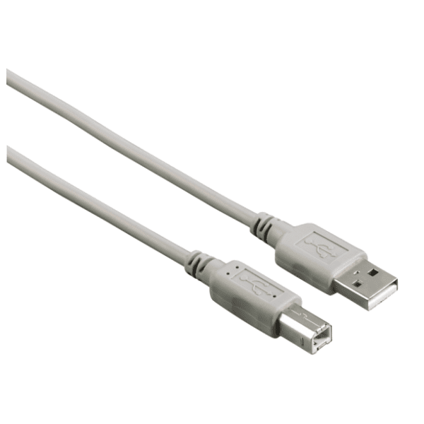 HAMA konverter kabl USB-A 2.0 na USB-B 2.0 (m/m) 3m/sivi