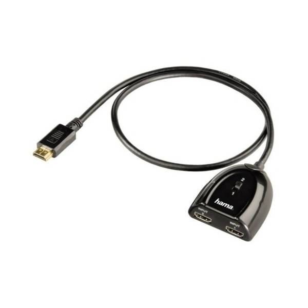 HAMA konverter-razdelnik 2x HDMI (ž) na HDMI (m)