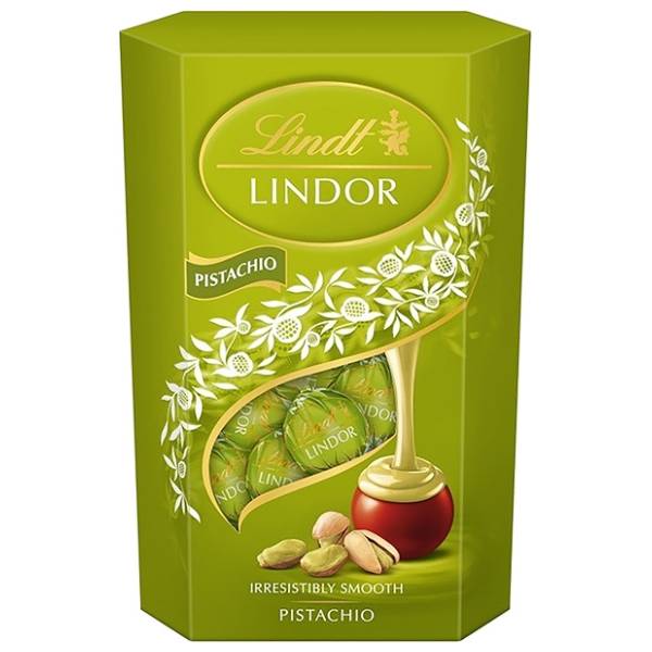 LINDT Lindor bombonjera pistaći 200g