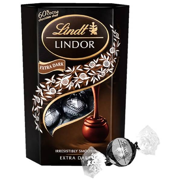 LINDT Lindor bombonjera tamna 200g