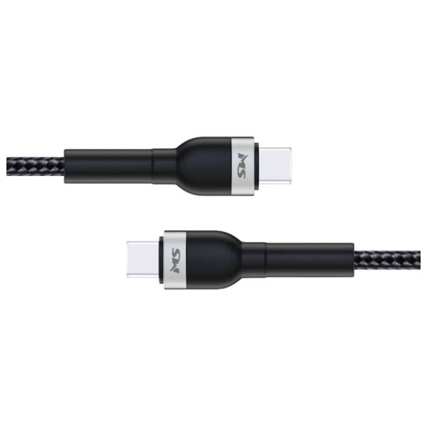 MS kabl USB-C 1m crni/pleteni
