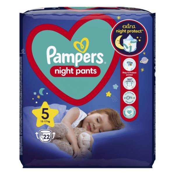 PAMPERS Night Pants VP 5 22kom