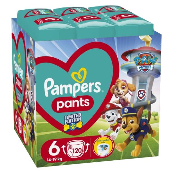 PAMPERS Pants Paw Patrol 6 60kom