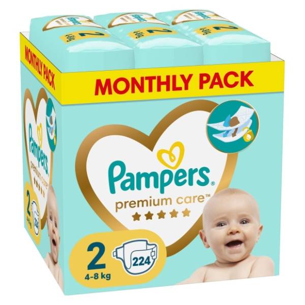 PAMPERS Premium Care MP 2 224kom