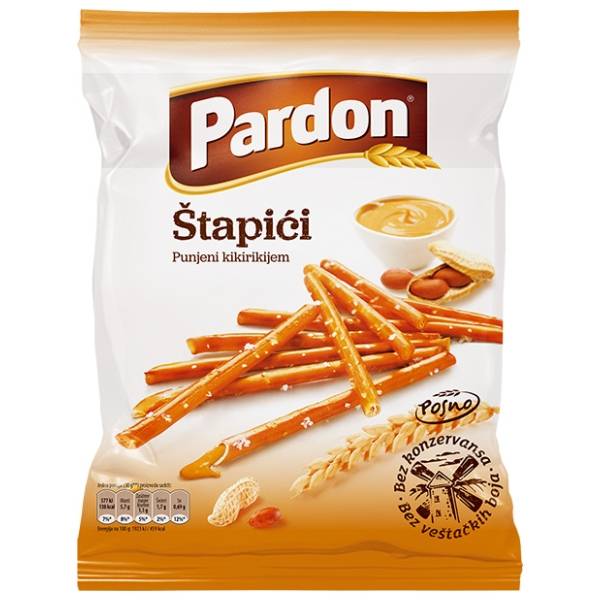 PARDON štapići kikiriki 210g Marbo