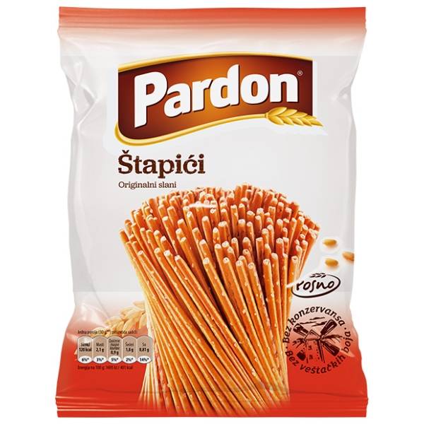 PARDON štapići slani 90g Marbo