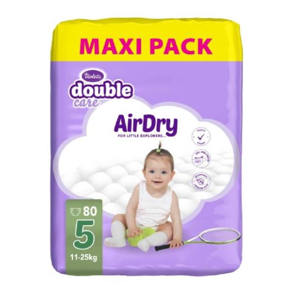VIOLETA Double care AirDry 5 80kom