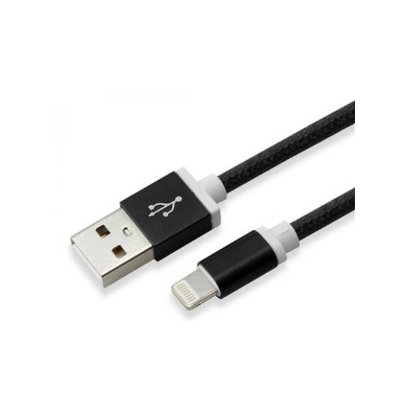 S BOX konverter kabl USB 2.0 na Lightning (m/m) 1.5m crni