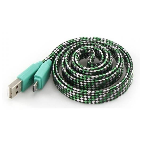 S BOX konverter kabl USB 2.0 na Micro USB-B (m/m) 1m zeleni