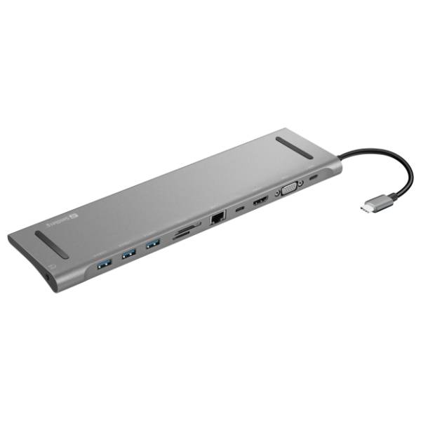 SANDBERG Docking station USB-C 10-in-1