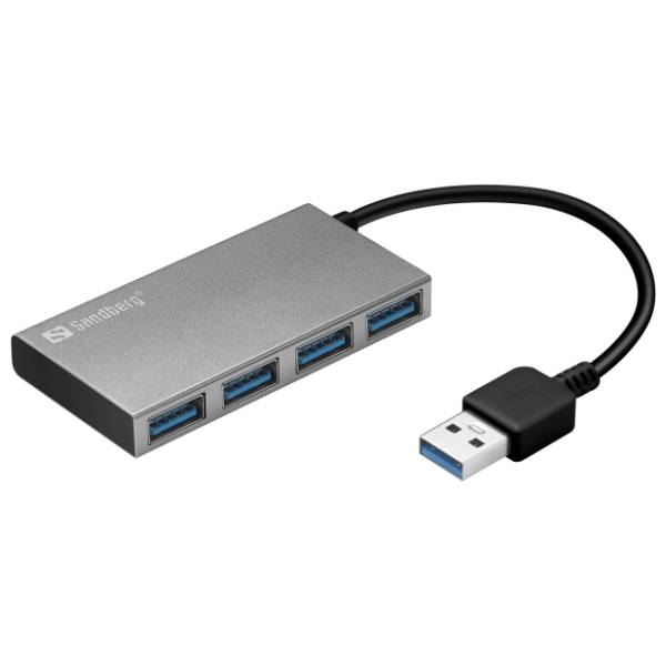 SANDBERG USB Hub 4-in-1 USB 3.0 Pocket Hub