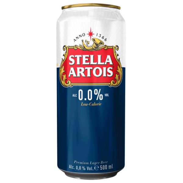 STELLA ARTOIS bezalkoholno pivo 0.0% 0.5l
