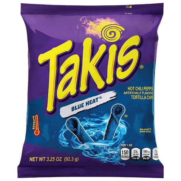 TAKIS Blue heat 92,3g čips