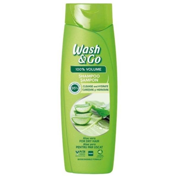 Šampon Wash&Go aloe vera 360ml