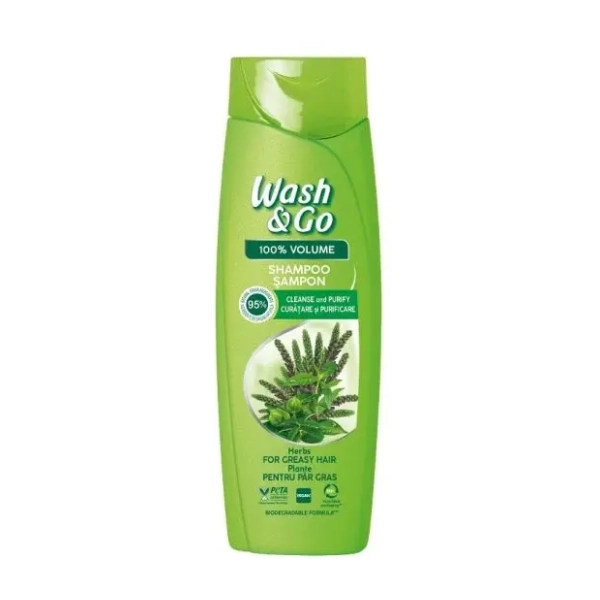 Šampon Wash&Go herbal 360ml