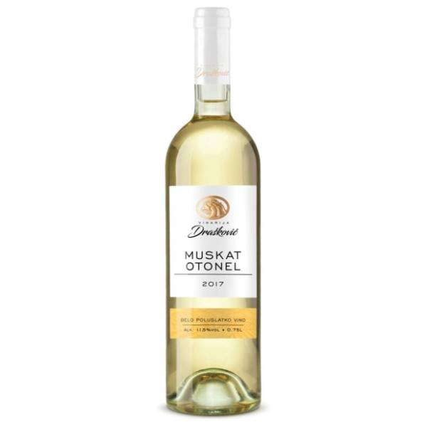 Belo vino DRAŠKOVIĆ Muskat otonel 0,75l