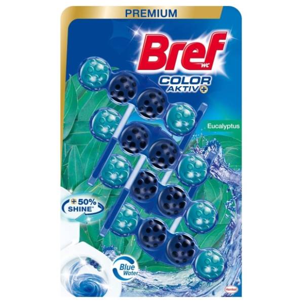 BREF WC osveživač eucaliptus 4x50g