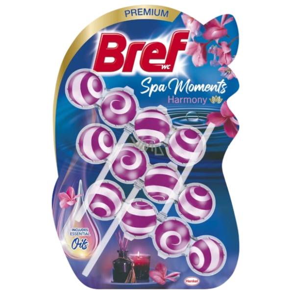 BREF WC osveživač spa moments harmony 3x50g