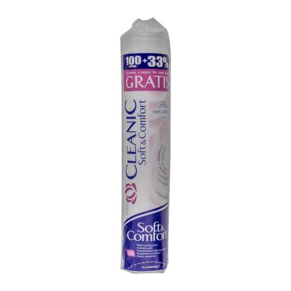 CLEANIC tuferi za lice soft & comfort 133kom
