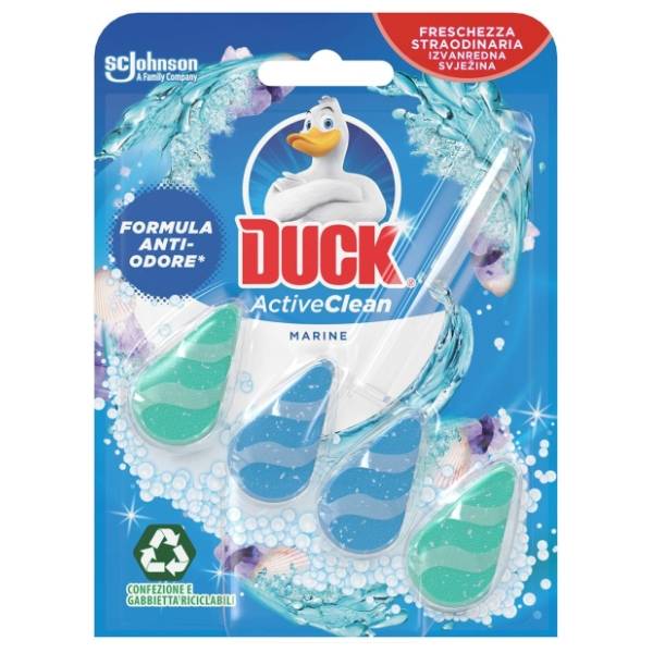 DUCK WC osveživač active clean Marine 38,6g