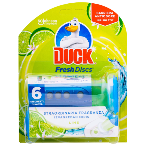 DUCK WC osveživač Fresh disc lime 36ml