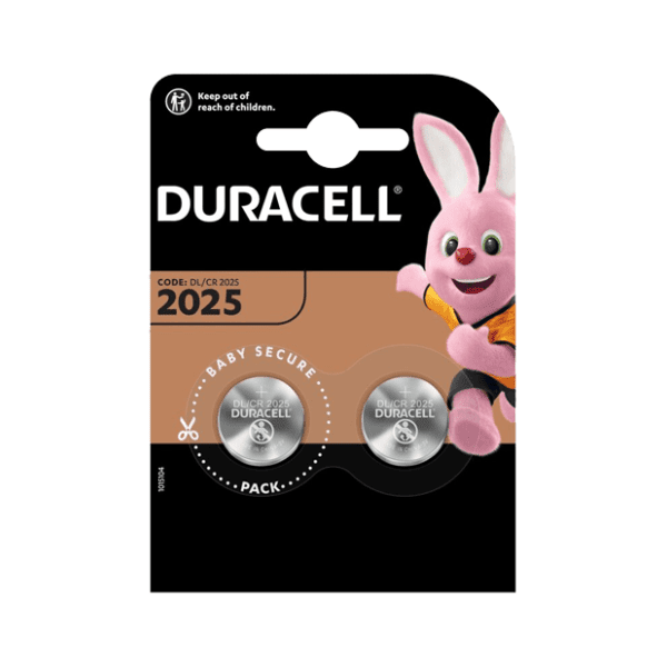 DURACELL litijumska baterija coin CR2025 2kom