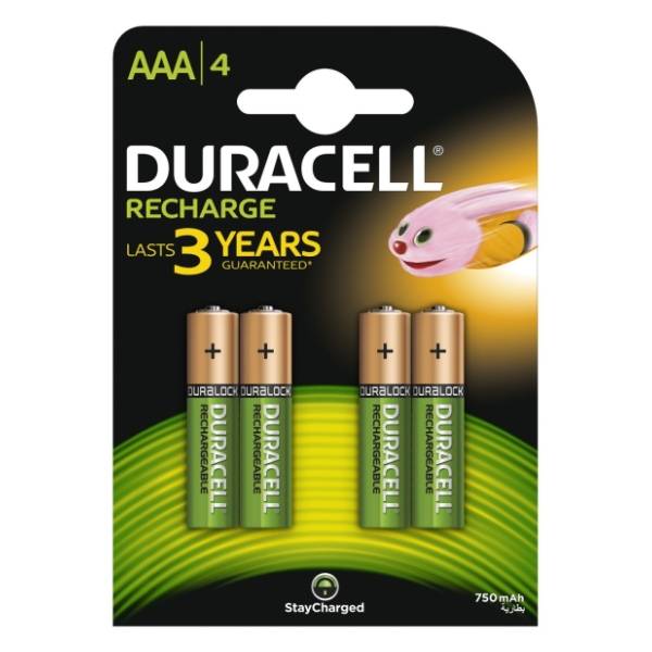 DURACELL punjive baterije AAA HR03 4kom