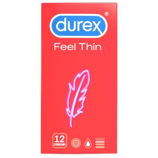 DUREX kondomi Feel thin 12kom
