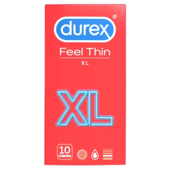 DUREX kondomi Feel thin XL 10kom