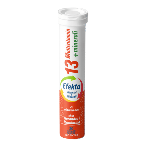 Šumeće tablete EFEKTA 13 multivitamina + minerali 20kom