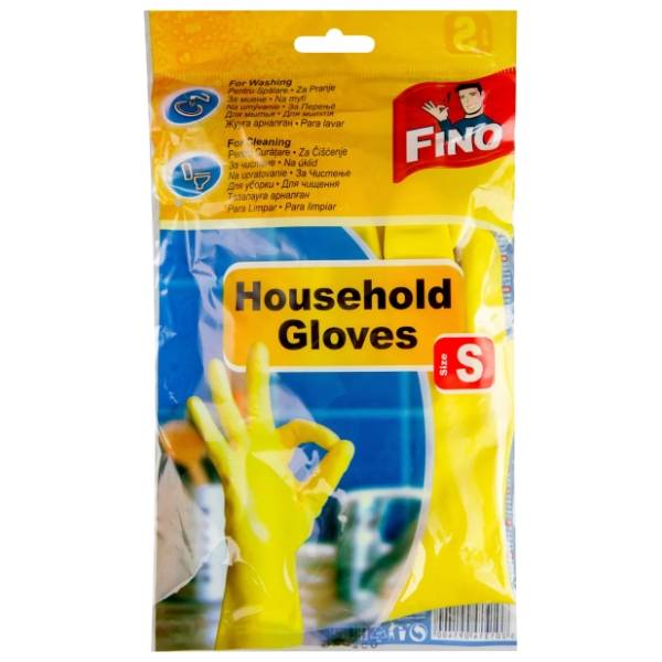 FINO gumene rukavice S žute