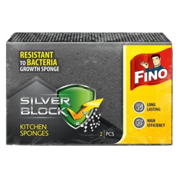 FINO sunđer silver block 2kom