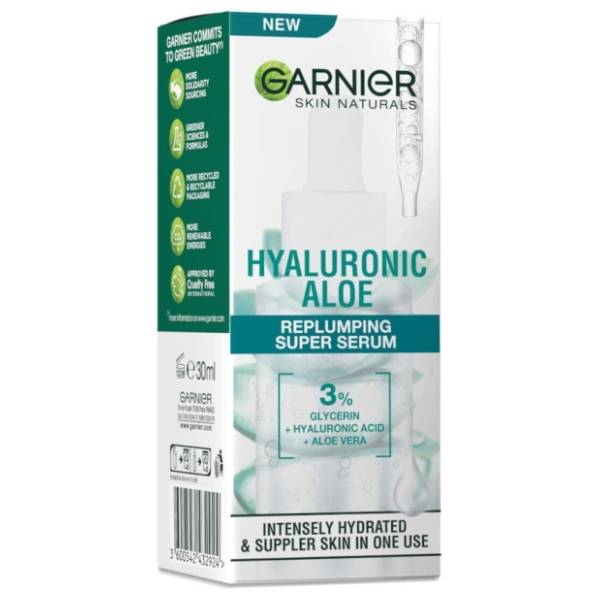 GARNIER Hyaluronic aloe serum za lice 30ml