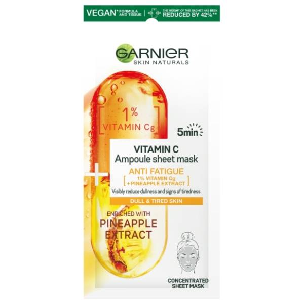 GARNIER Vitamin C maska za lice za umornu kožu 15g