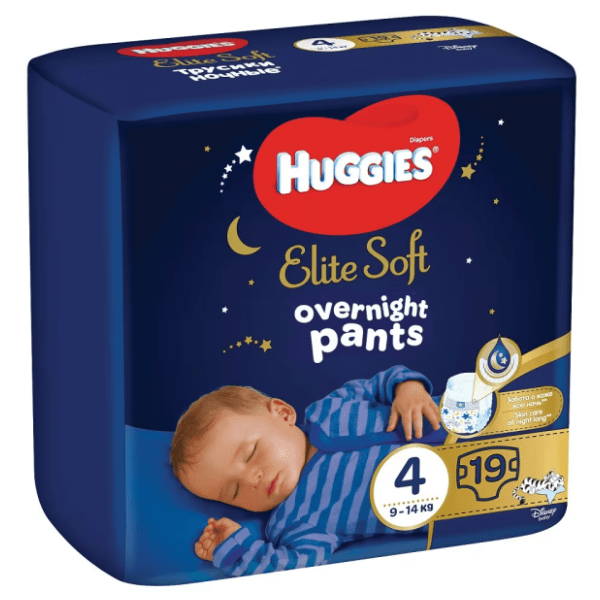 HUGGIES noćne pelene Elite soft 4 19kom