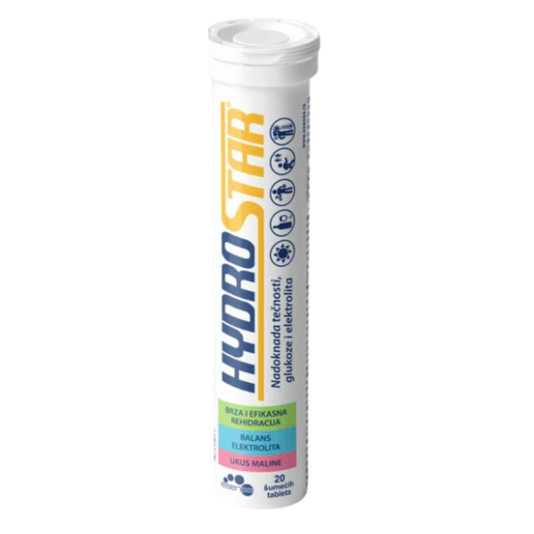 Šumeće tablete HYDROSTAR shape up malina 20kom