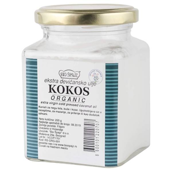 Kokosovo ulje BIO ŠPAJZ organsko 200g