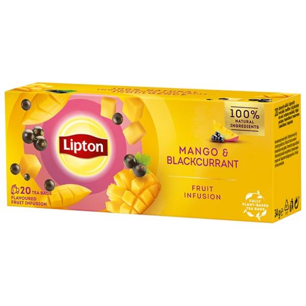 LIPTON čaj mango i crna ribizla 34g