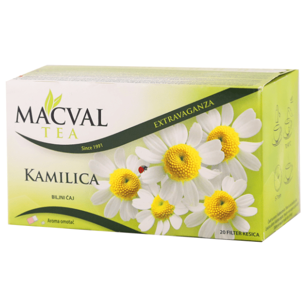 MACVAL čaj kamilica extravaganza 20g