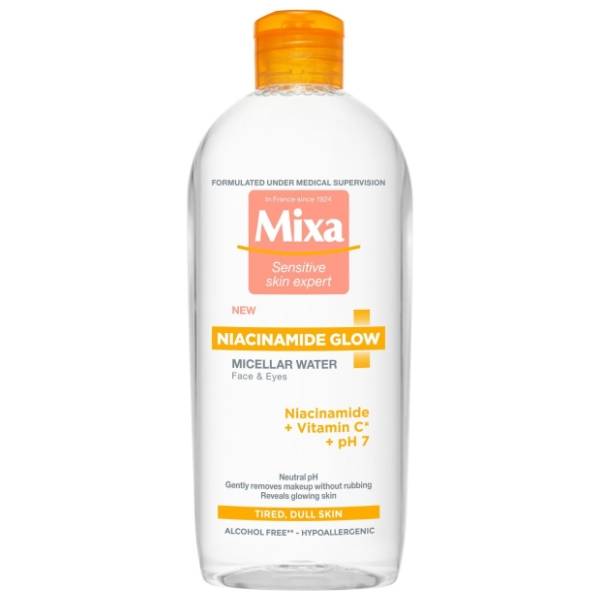 MIXA micelarna voda Niacinamide glow 400ml