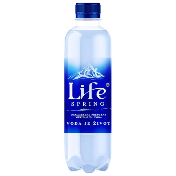 Negazirana voda LIFE SPRING 0,5l