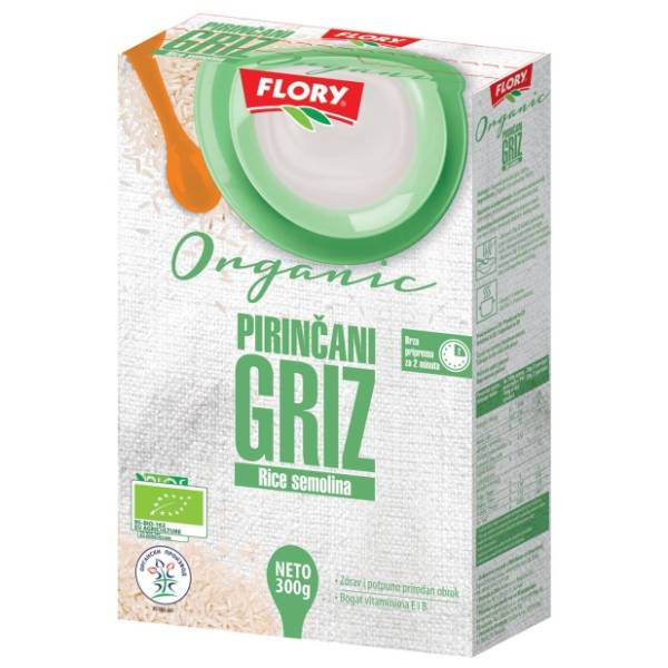Griz FLORY pšenični organic 300g
